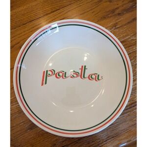 VillaWare Italy Large Pasta Serving Bowl Ceramic Hand Painted Multicolor Vintage